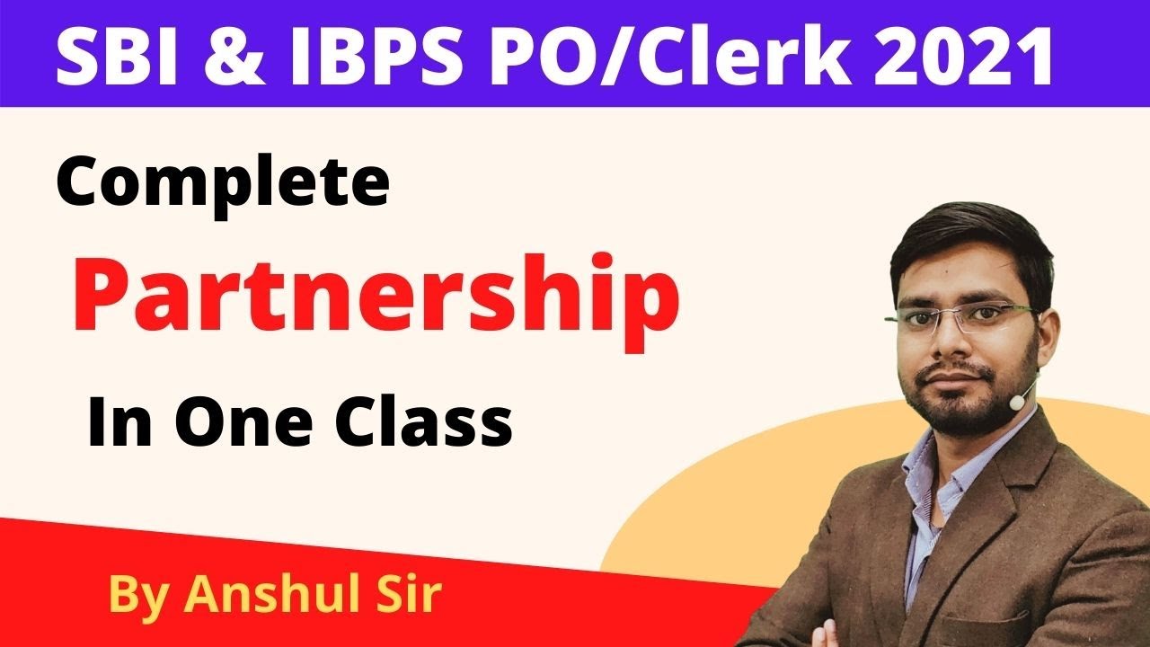 Complete partnership questions in one Class for Bank PO | IBPS RRB PO/ Clerk 2021