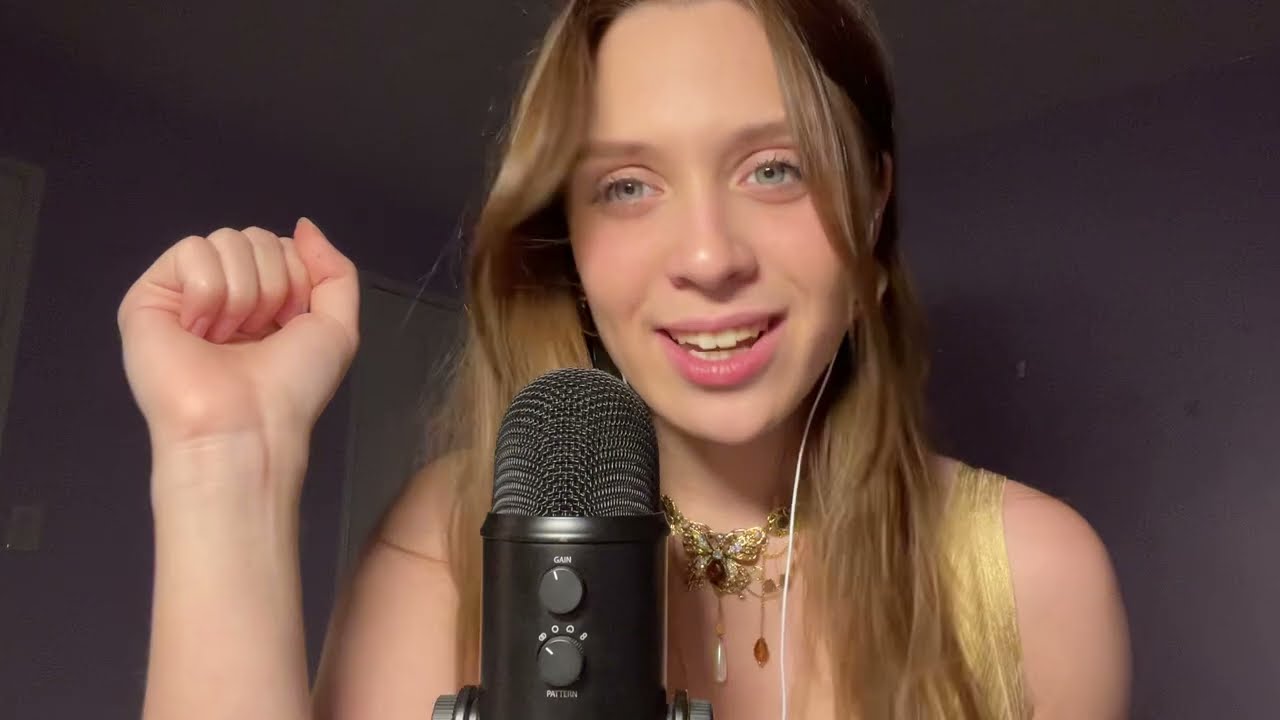 ASMR Fast And Aggressive/ A LOT of rambling(some soft spoken) Mouth sounds, Hand sounds