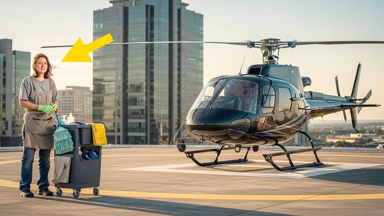 “Pilote o helicóptero e eu me caso com você”, zombou o CEO da zeladora — seu segredo chocou.