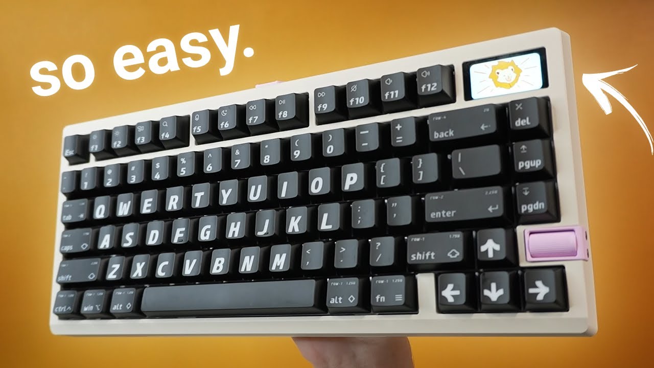 Best custom keyboard for beginners... (Meletrix ZOOM75 TIGA Review + How to build)
