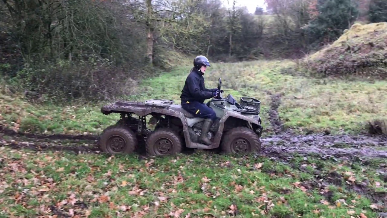 Can-Am 6X6 450T ATV in action