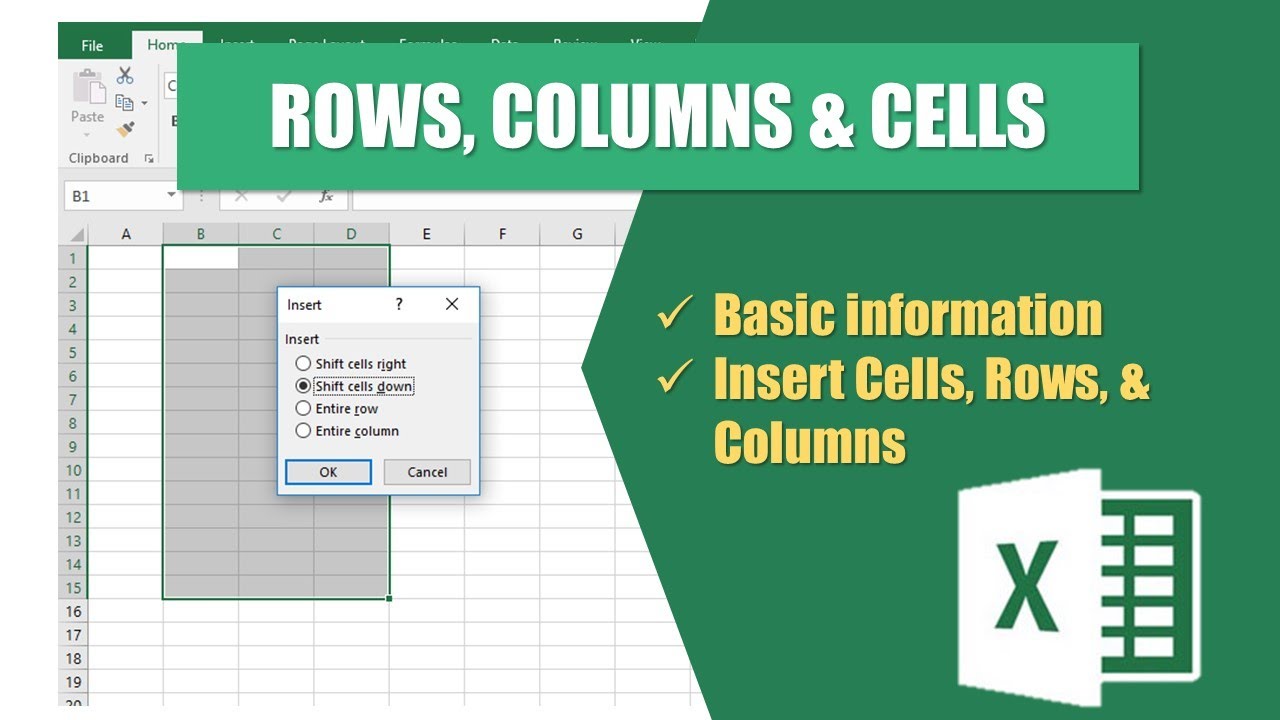 EXCEL TUTORIAL | (FILIPINO) Working with Rows Columns & Cells Part 1
