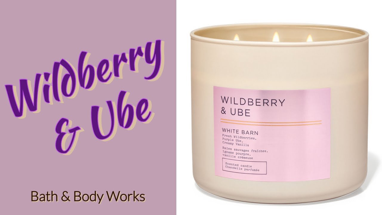 Wildberry & Ube 💜 from Bath & Body Works candle review