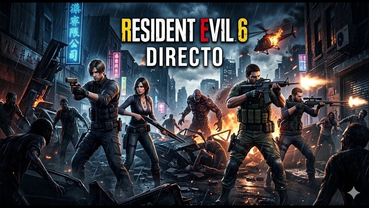 🔴 DIRECTO -  Resident Evil 6 (Parte 2)