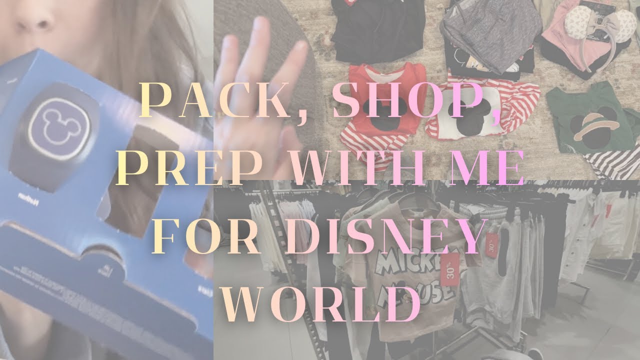 Pack, Shop & Prep with me | Walt Disney World Trip with Toddlers