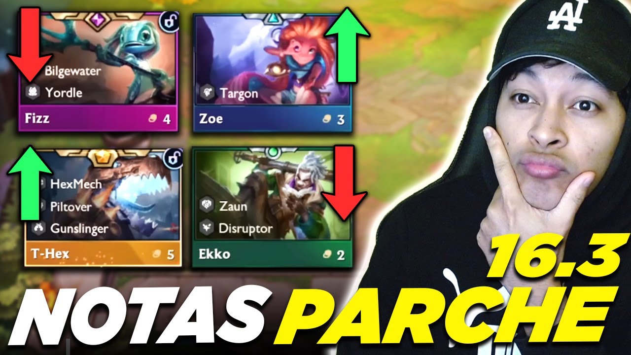 ✅ NOTAS DEL PARCHE 16.3 de TFT SET 16 😰 CAMBIOS MASIVOS