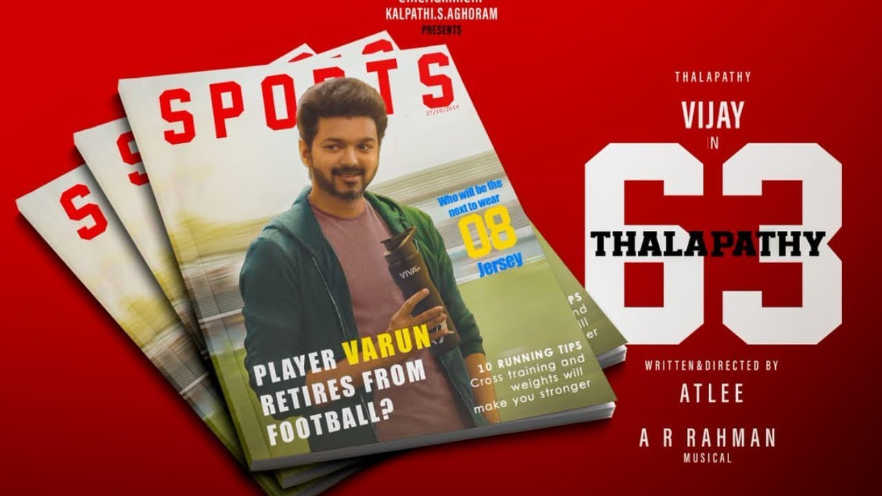 Thalapathy 63 Official Update!| Thalapathy 63 Is Football Related Movie? | தமிழ்