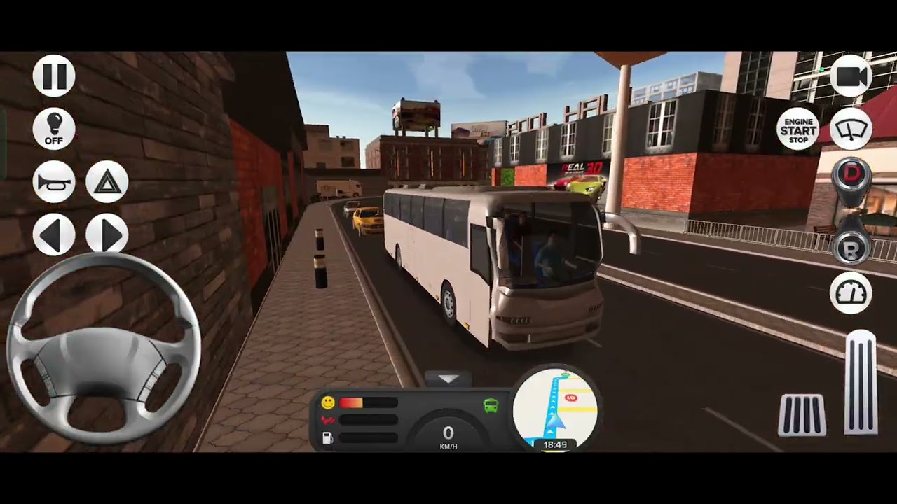 Bus Games City Driver Sim 3D 🚍 | Passenger Bus Driving Gameplay | Hindi