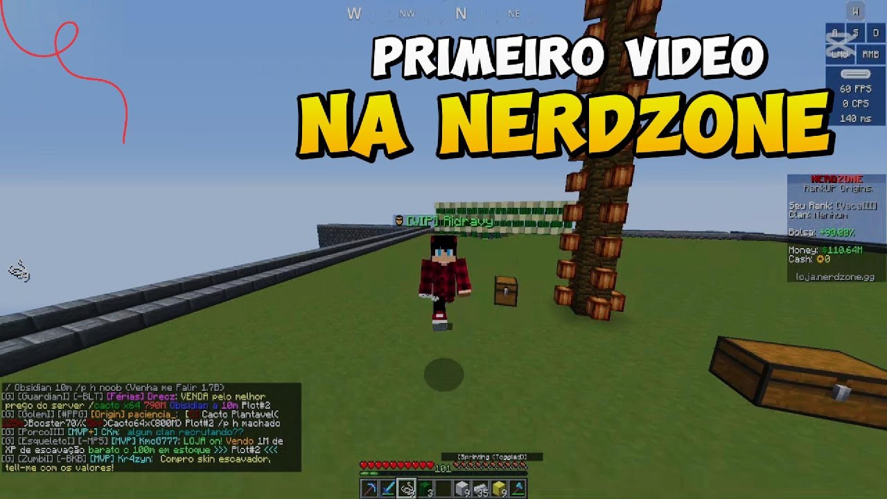 Como come&ccedil;ar na NERDZONE - Minecraft RankUP
