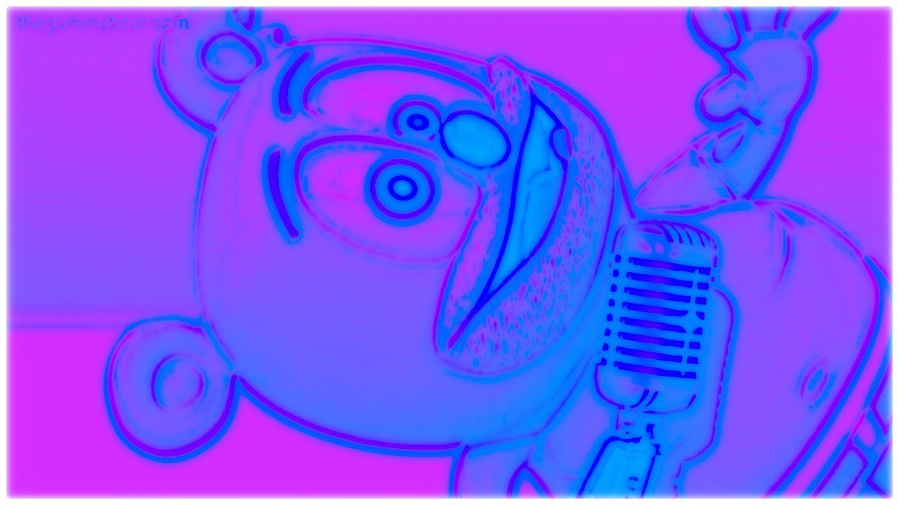 BLUE & PURPLE & NEON & CHIPMUNK & SNAIL SPEED Gummibär REQ VIDOE English Gummy Bear Song