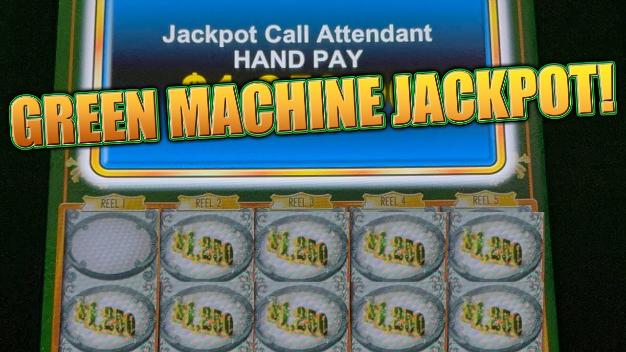 MAX JACKPOT HIT! ★ GREEN MACHINE SLOT MACHINE ➜ MASSIVE HANDPAY & BONUS WIN!