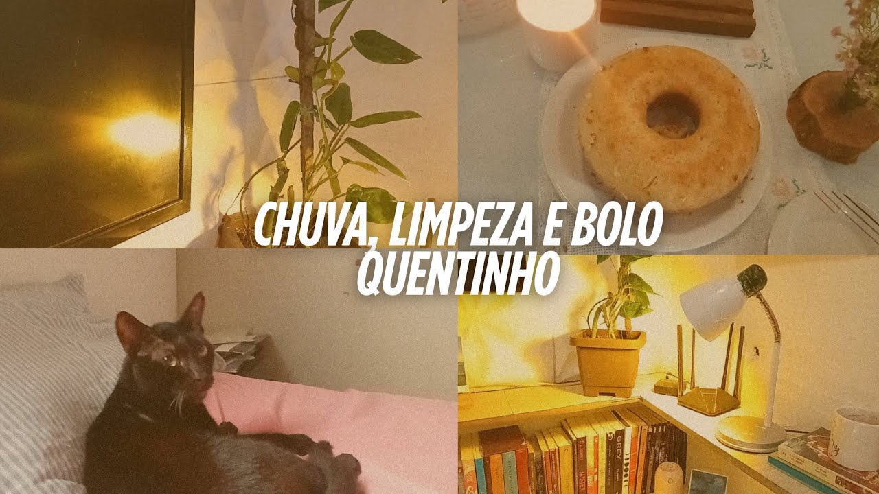 Casa simples, chuva e bolo café da tarde | #vidalenta 