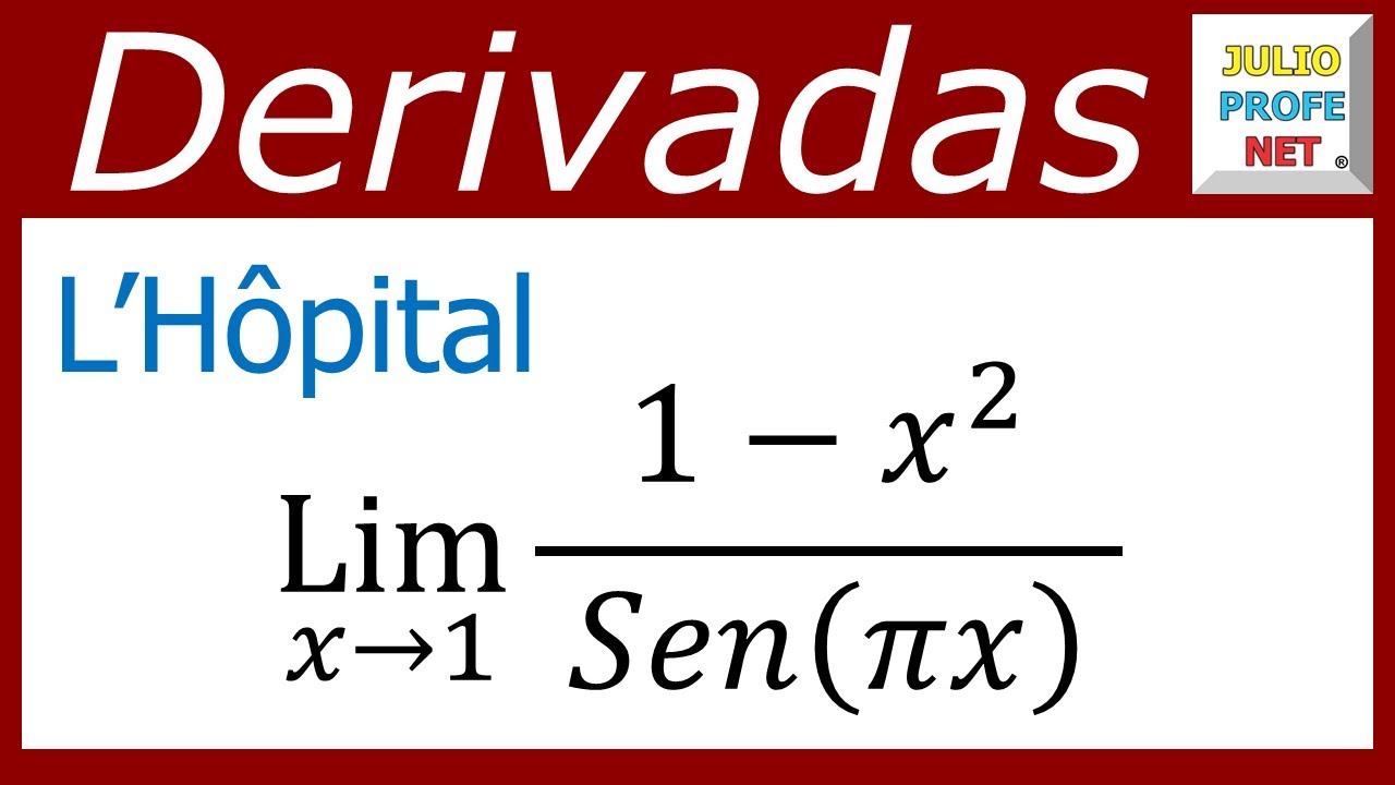 Regla de L'Hopital | Ejercicio 1 #julioprofe