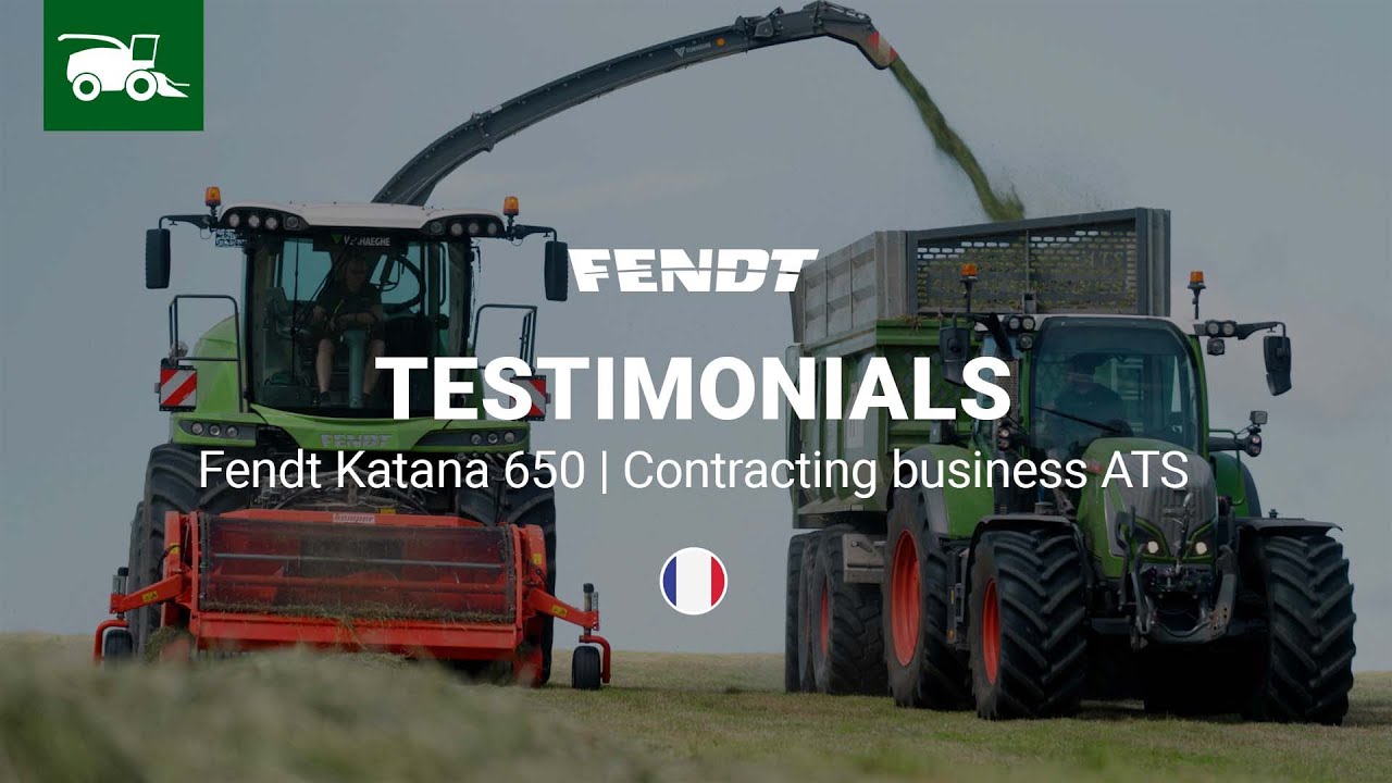 Fendt Customer Voice | Contractor Agriculture, Travaux & Services | Fendt Katana 650 | Fendt