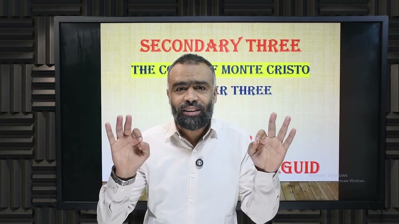 شرح قصة الصف الثالث الثانوي – The Count of Monte Cristo الفصل الثالث من قصة الإنجليزي تالتة ثانوي 