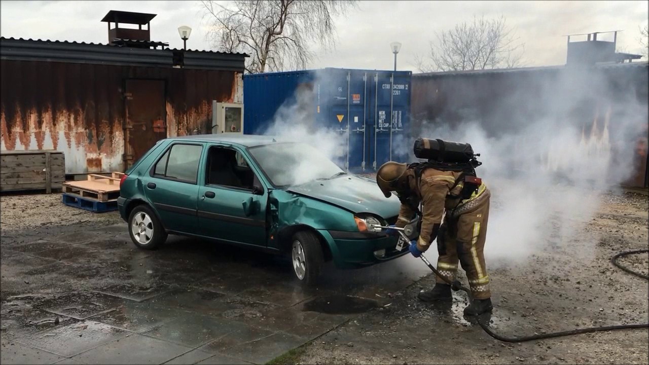 New Angloco Mist lance used on an engine fire.