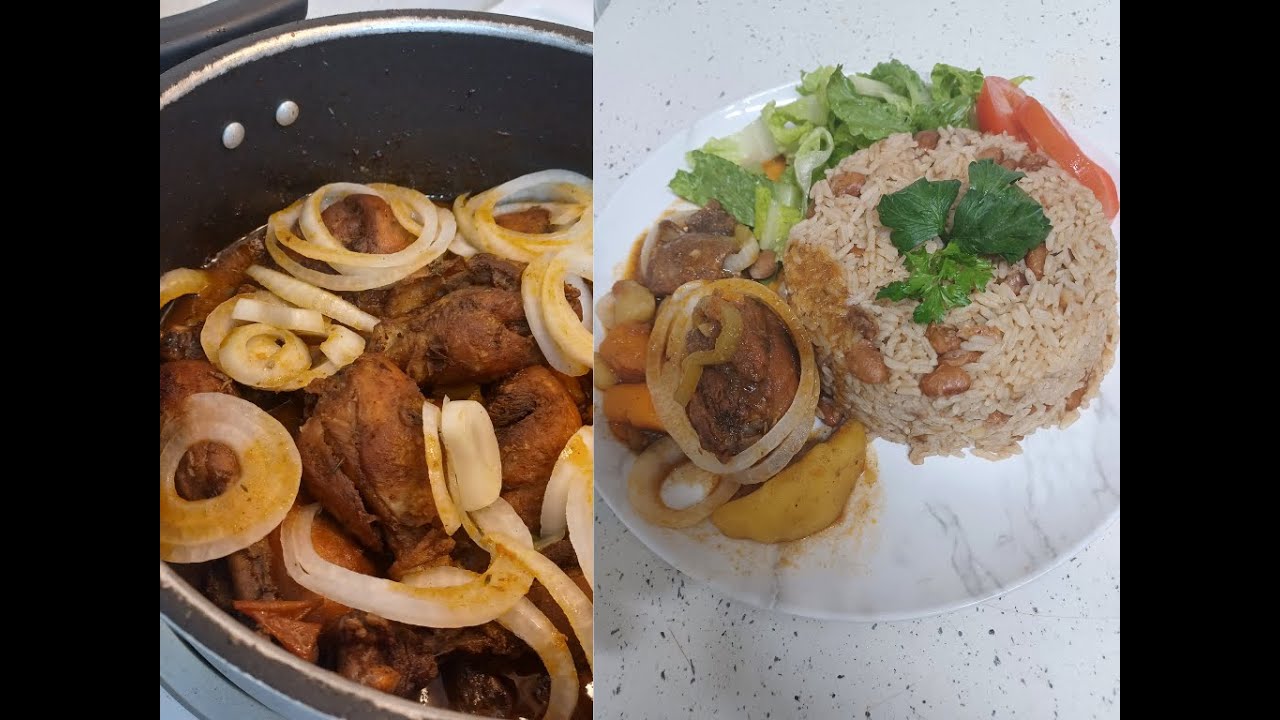 Men koman mwen fe sos  Poul Fri bien Gou /Sauce Poule/Haitian Chicken sauce