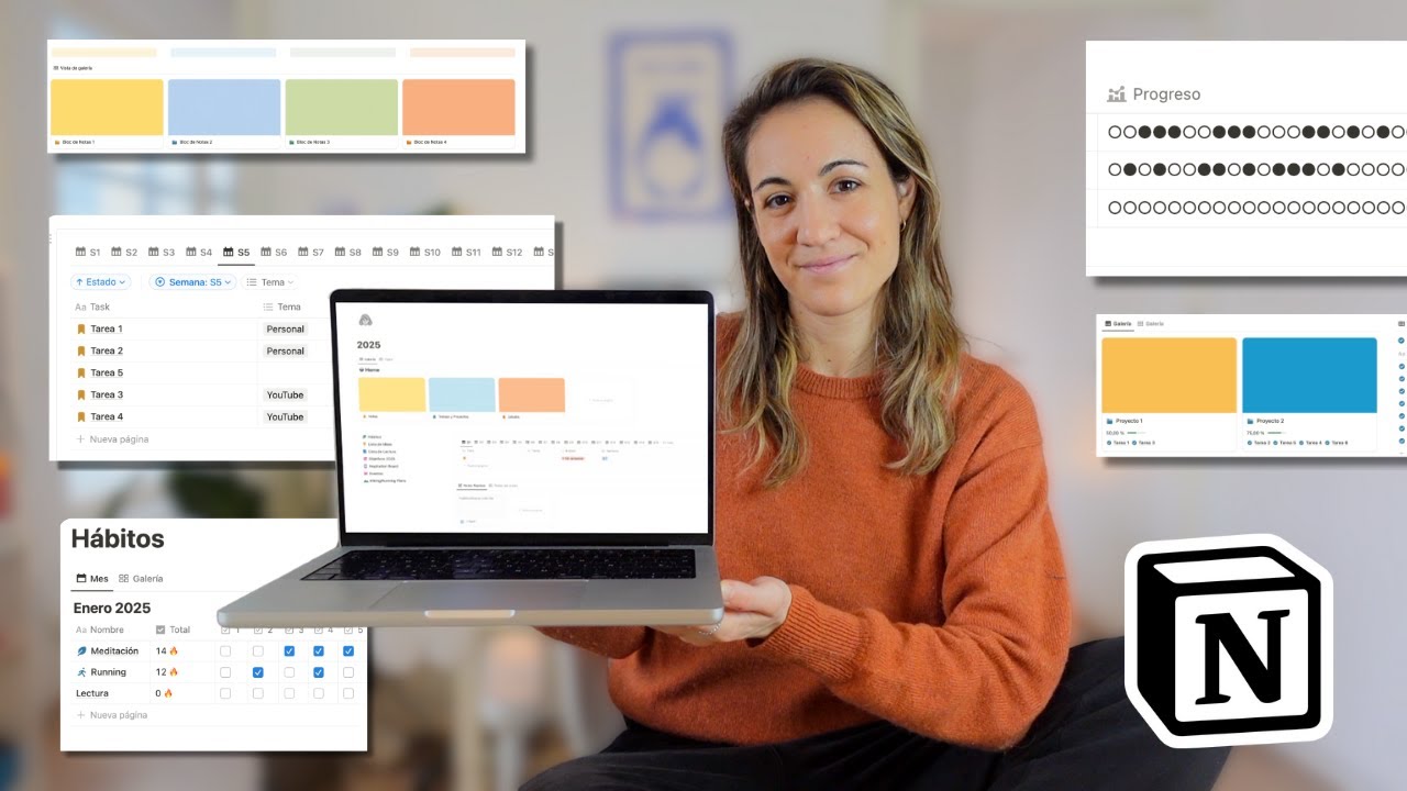 ¿Cómo organizar tu vida personal, trabajo y estudios con Notion? ✨ Así es mi setup