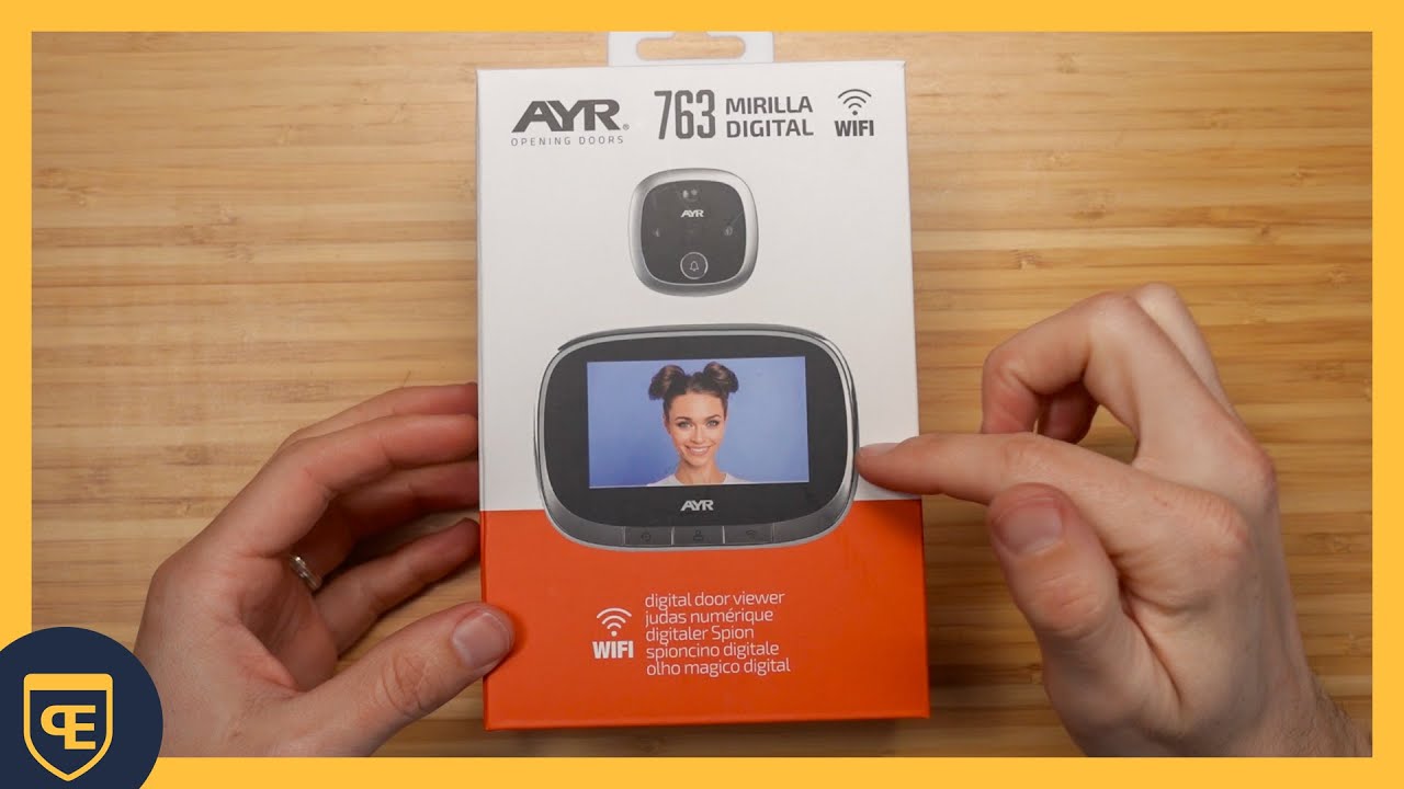 Descubre la AYR 763: Mirilla Digital con Visión NOCTURNA y WIFI
