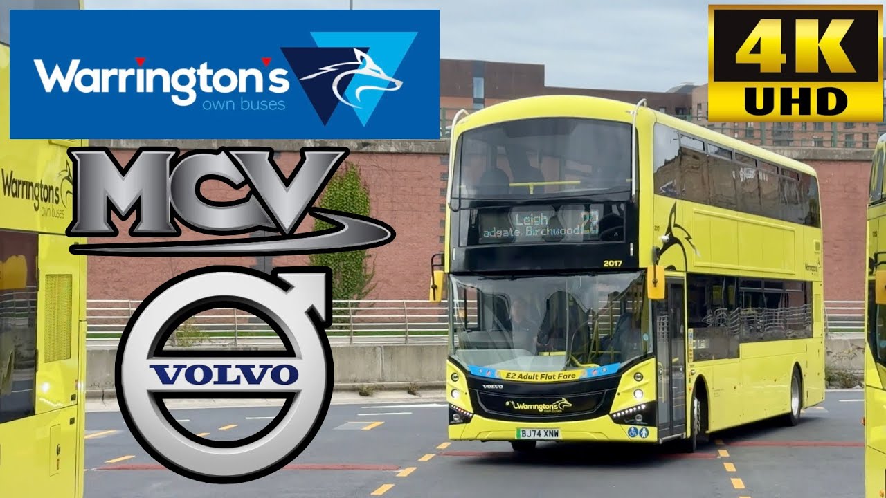 [Warrington’s Own Buses: 28 Leigh to Warrington via Glazebury, Culcheth, Birchwood] MCV Volvo BZL