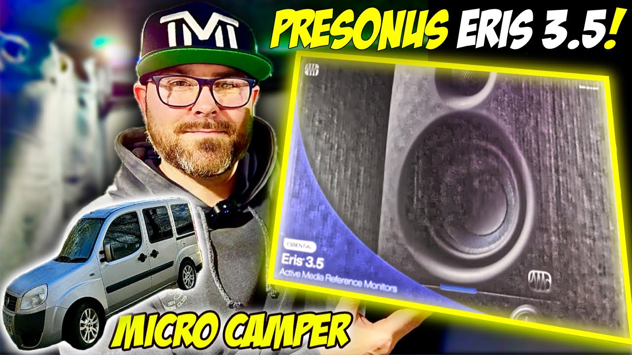 WILDEST UPGRADE To My Micro Camper | PRESONUS ERIS 3.5 SPEAKERS