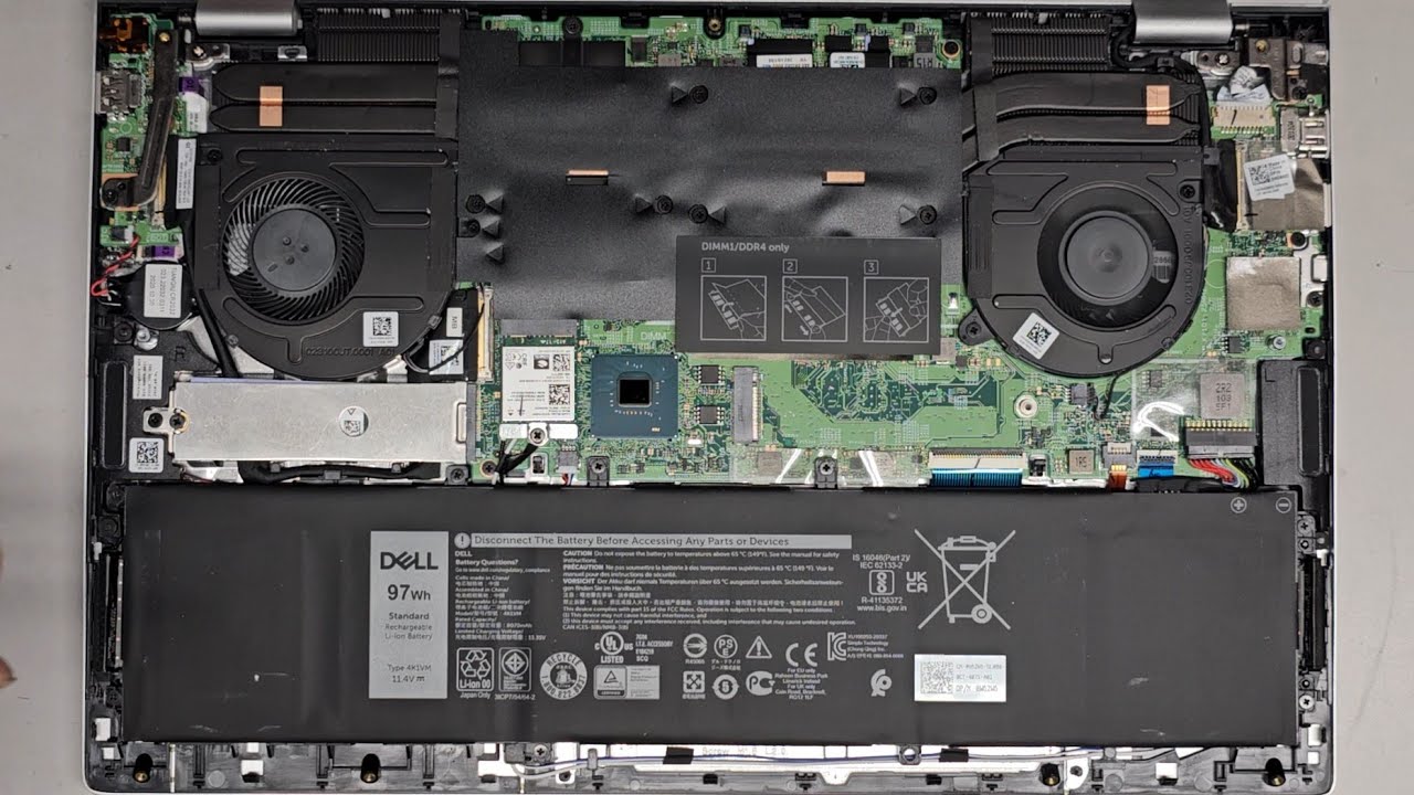 DELL Inspiron 7000 7501 Disassembly RAM SSD Hard Drive Upgrade Battery Replacement Repair