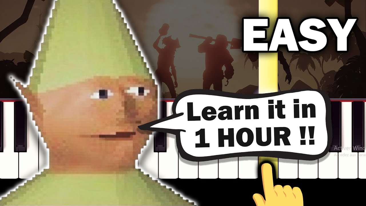 Sea Shanty 2 - Runescape - EASY Piano tutorial