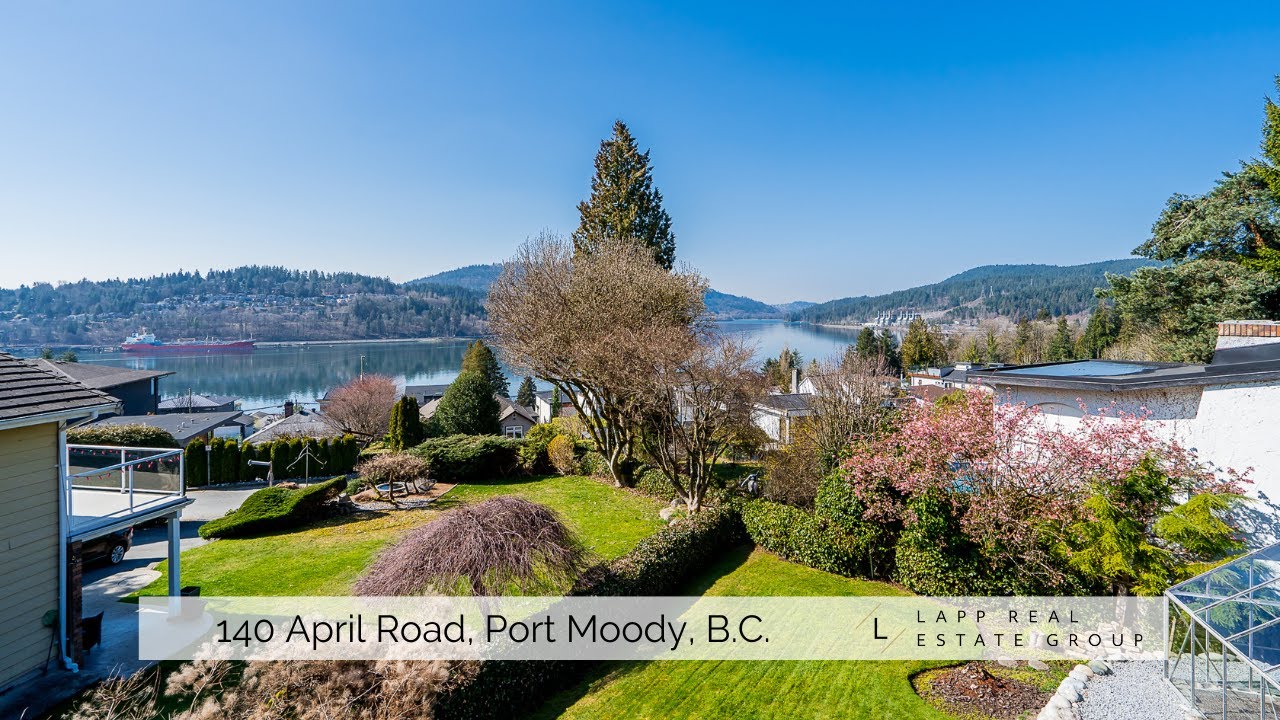 EXPANSIVE WATER VIEWS!  Port Moody View Home 4K Tour |  140 April Road  |  Lapp Real Estate Group
