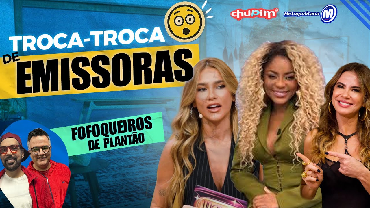CARIÚCHA NA REDETV! + VIRIGNIA FORA DO SBT + LUCIANA GIMENEZ NO RADAR DO SBT