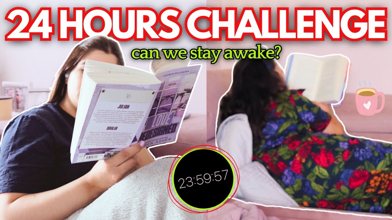 Reading for 24 HOURS *straight* with my BESTIE ⏰📚😴 | manganet