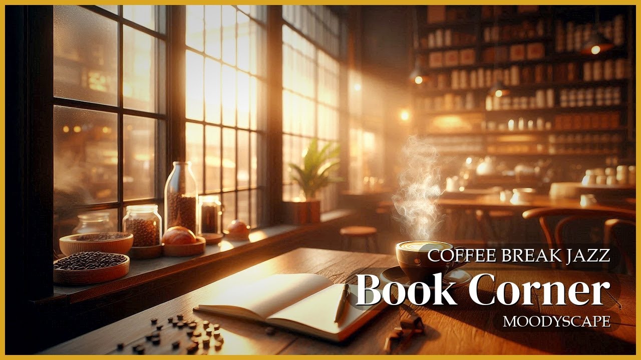 Book Corner 📚☕ — Soft Jazz for Reading Time (30 Min)