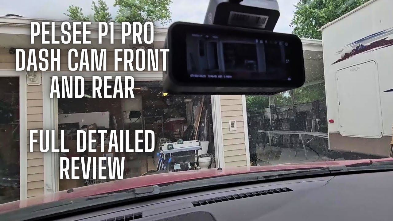 Pelsee P1 Pro Dash Cam Front and Rear Camera