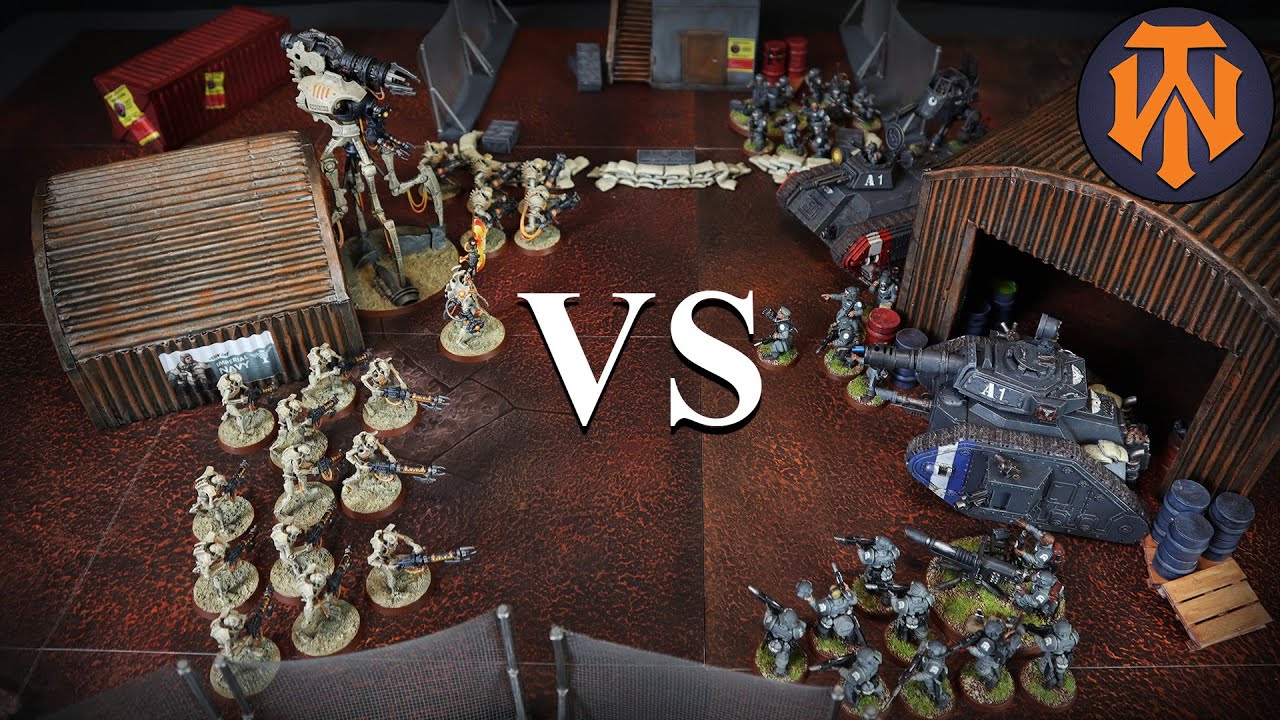#3 Necrons VS Astra Militarum Warhammer 40k Battle Report 500 Points 9th Edition Combat Patrol Game