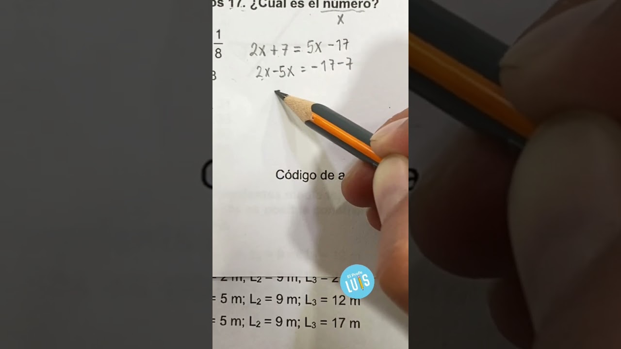 🎁 Gu&iacute;a EXAMEN COMIPEMS | Matem&aacute;ticas: Problema con Ecuaci&oacute;n de Primer Grado #guiacomipems #comipems