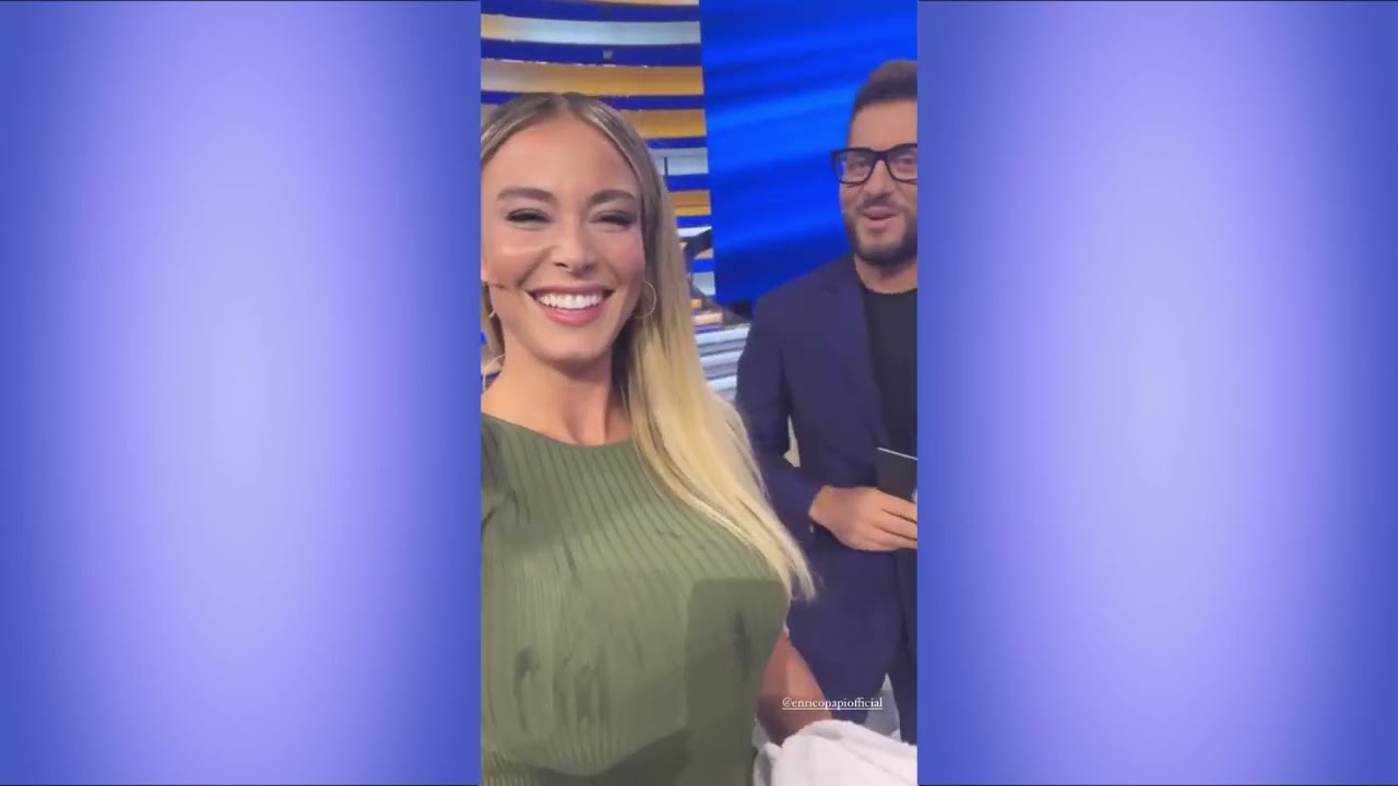 Diletta Leotta having fun at Scherzi a Parte