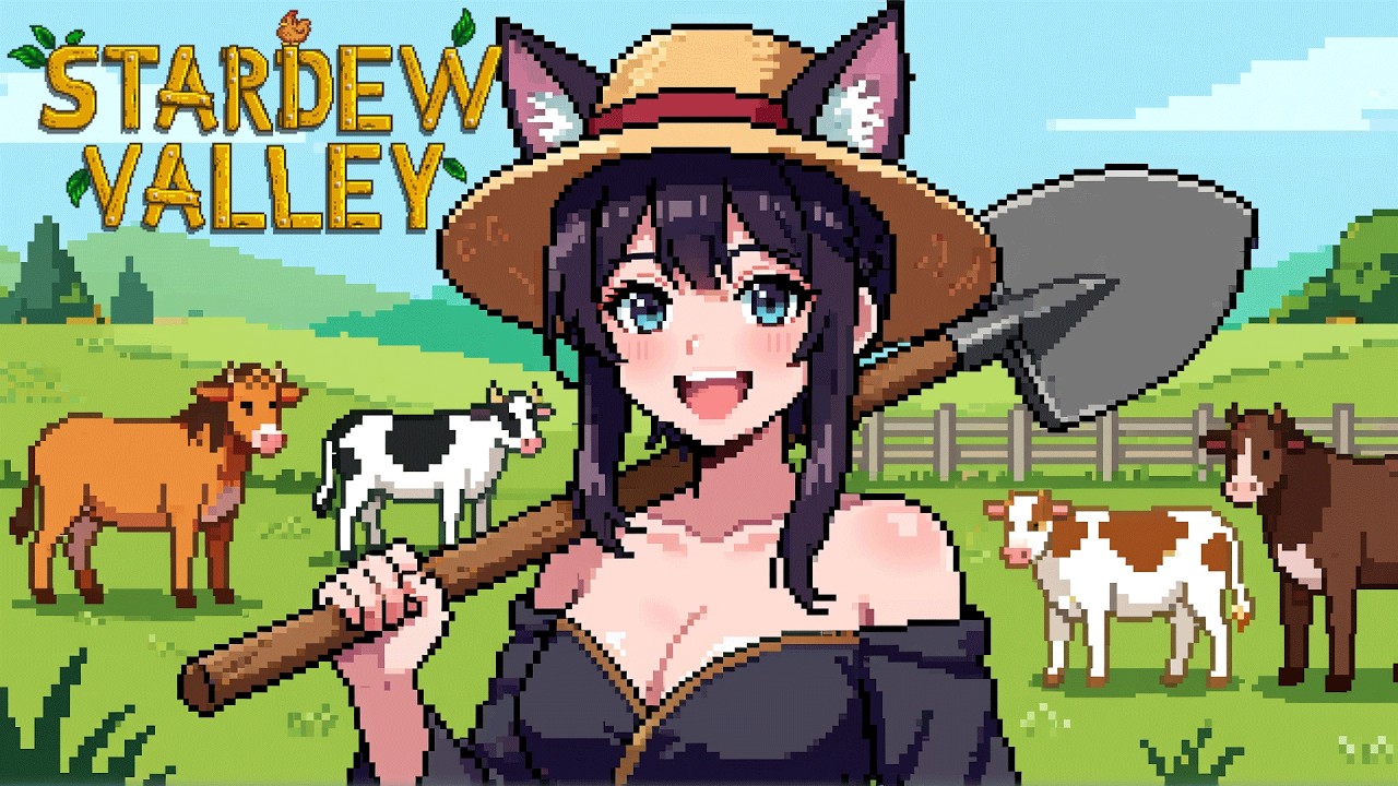 MAKING FRIENDS USING STUFF I FOUND ON THE GROUND [Playing Stardew Valley]