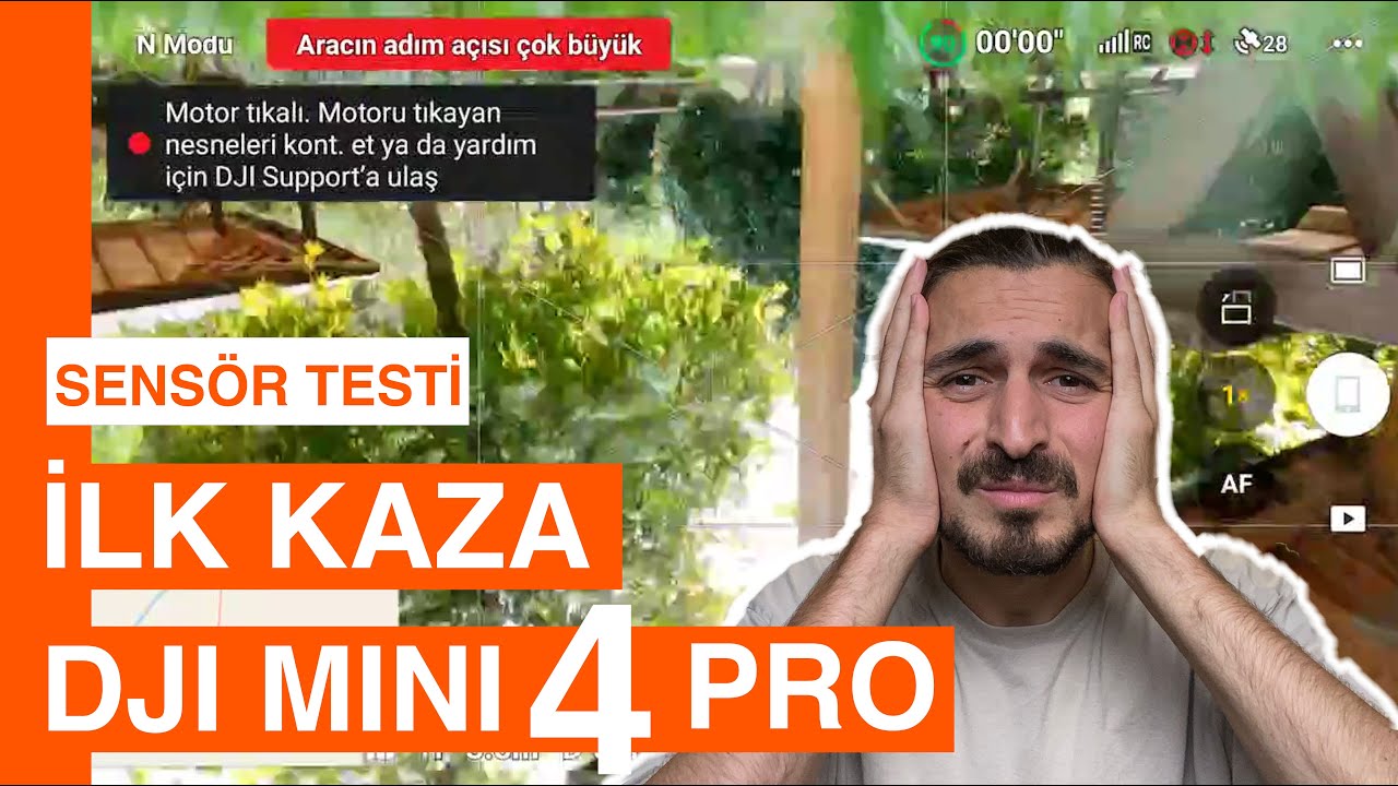 DJI MİNİ 4 PRO İLK KAZA! SENSÖR TESTİNDE NELER OLDU ?