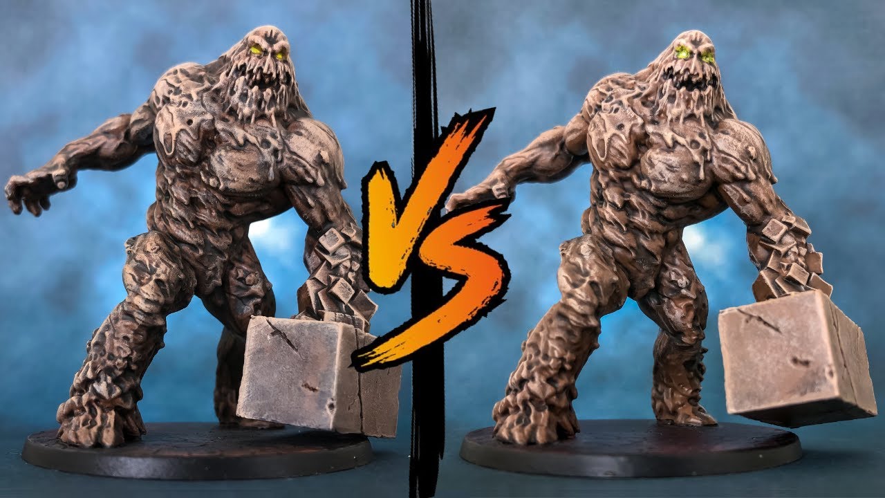 GW Contrast Paints - Do they save time? Batman - Clayface Tutorial with Contrast Paints