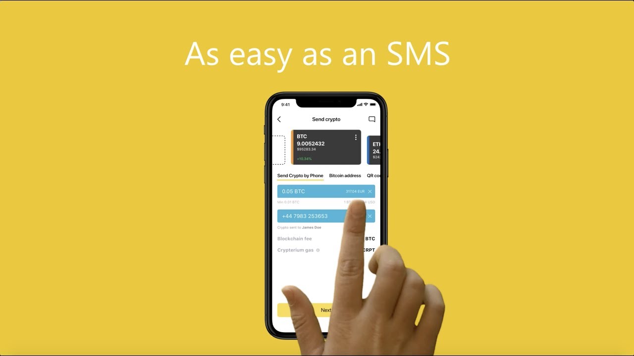 Crypterium | ⚡Free money transfers that take just a second
