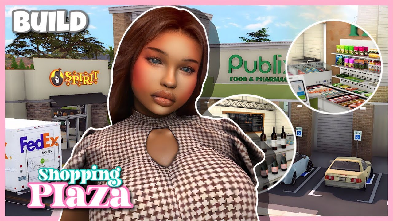 Я создал ФУНКЦИОНАЛЬНУЮ торговую площадь 🛒 | папка cc + скачать | The Sims 4