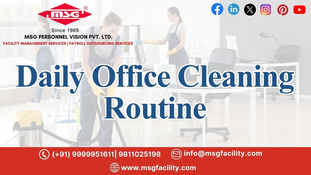 Daily Office Cleaning Routine