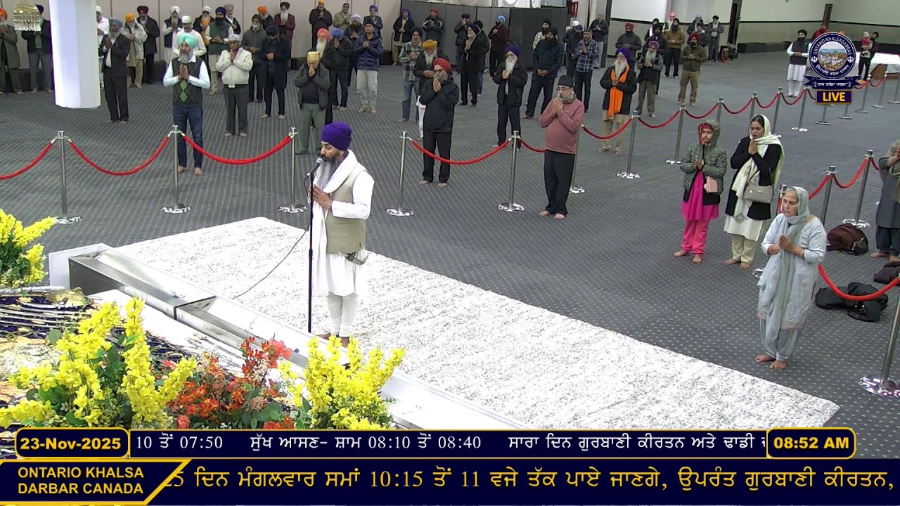 Live From Gurudwara Ontario Khalsa Darbar