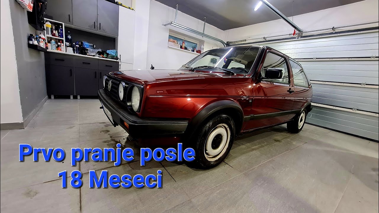 GOLF 2- Prvo pranje posle 18 meseci + MJJC Foam canon recenzija! #mjjc #golf #volkswagen