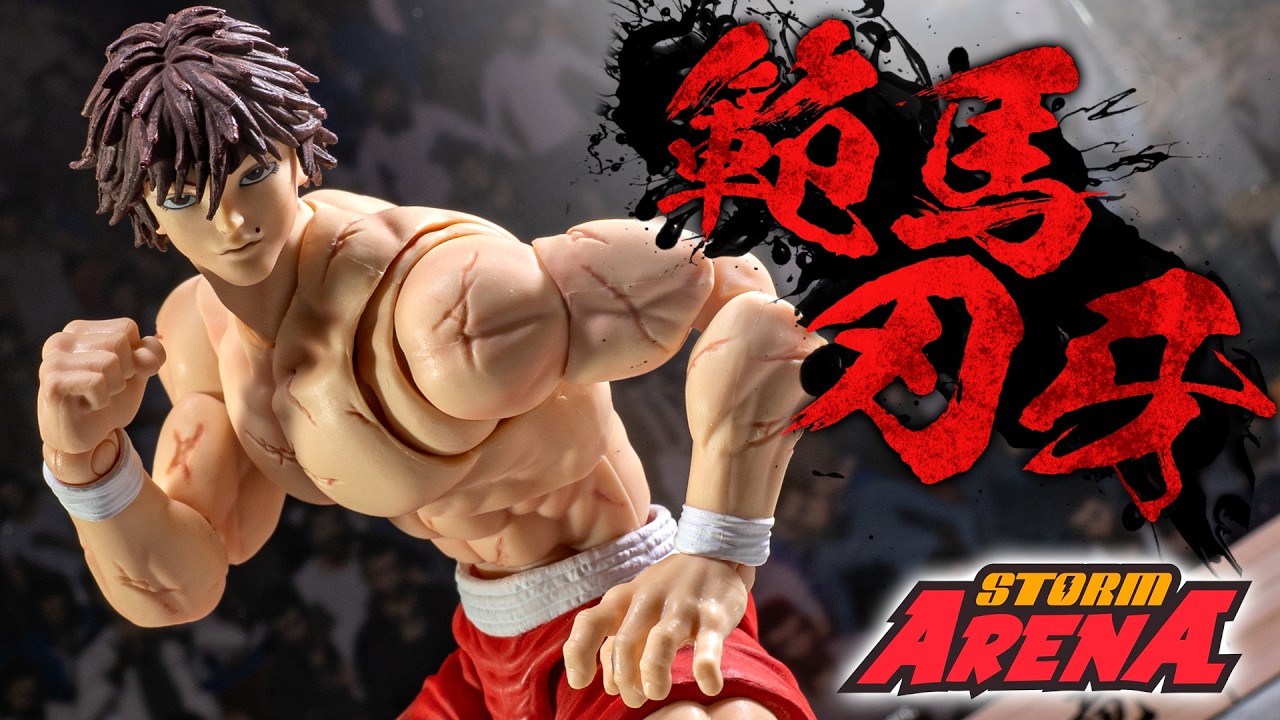 お馴染みの構えからトリケラトプス拳まで再現できる可動フィギュアが登場ッッ！！！「範馬刃牙 ストームコレクティブルズ」を開封ッッ！！！