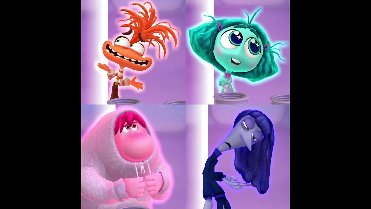 Inside Out Thought Bubbles with Super Mario music - New Emotions