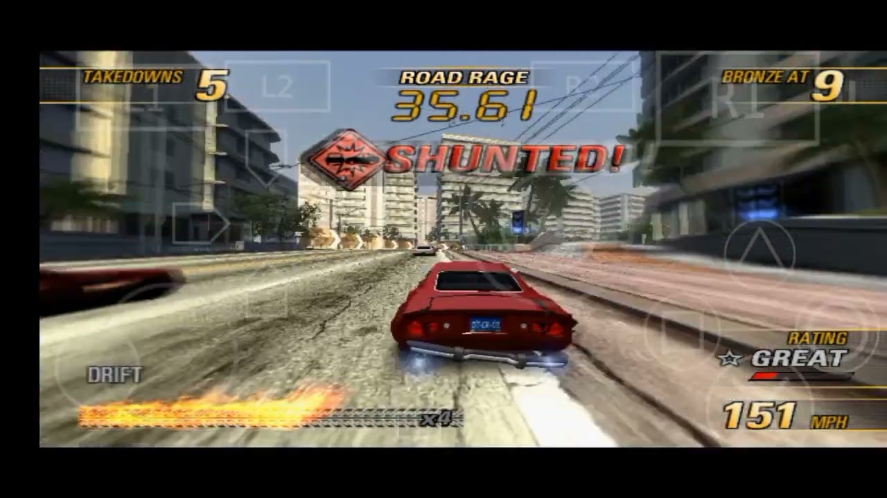 Burnout Revenge - road raging with stock c175 super