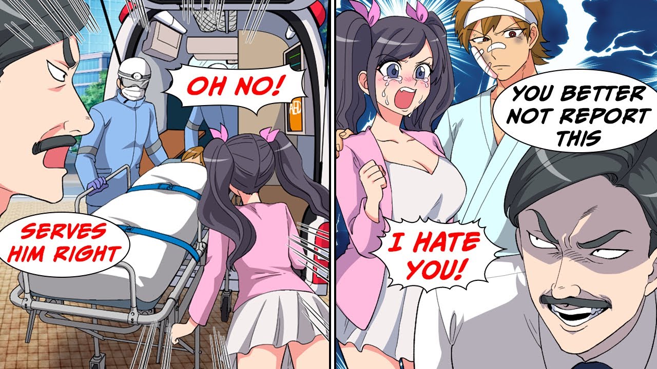The father who only loves his daughter, pushes his son for 'hurting' his sister... [Manga Dub]