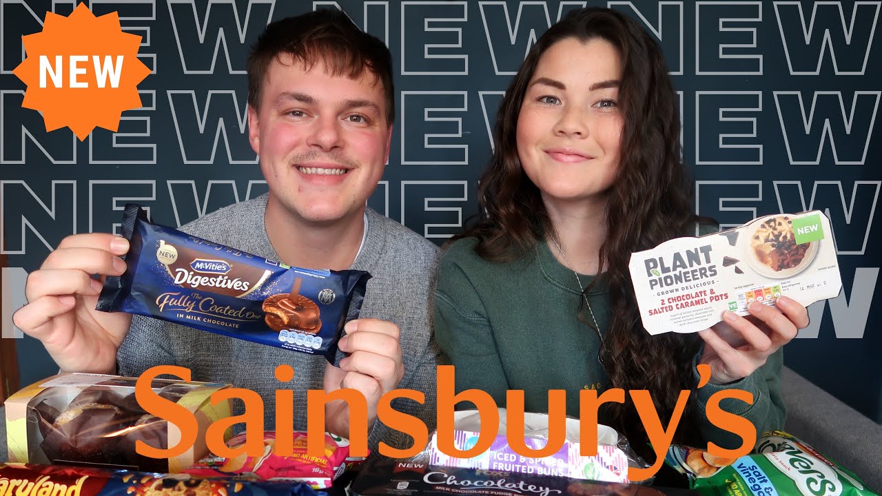 trying *NEW* sainsbury's snacks | TASTE TEST!!