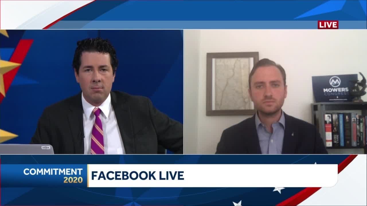 1st CD candidate Matt Mowers answers questions on Facebook Live
