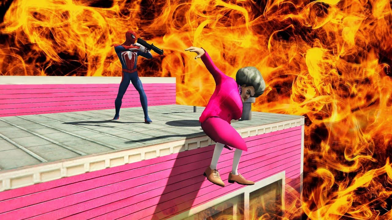 Scary Teacher 3D - Miss'T Vs Spiderman Rescue Nick and Tani (Spiderman Revenge) - Game Animation